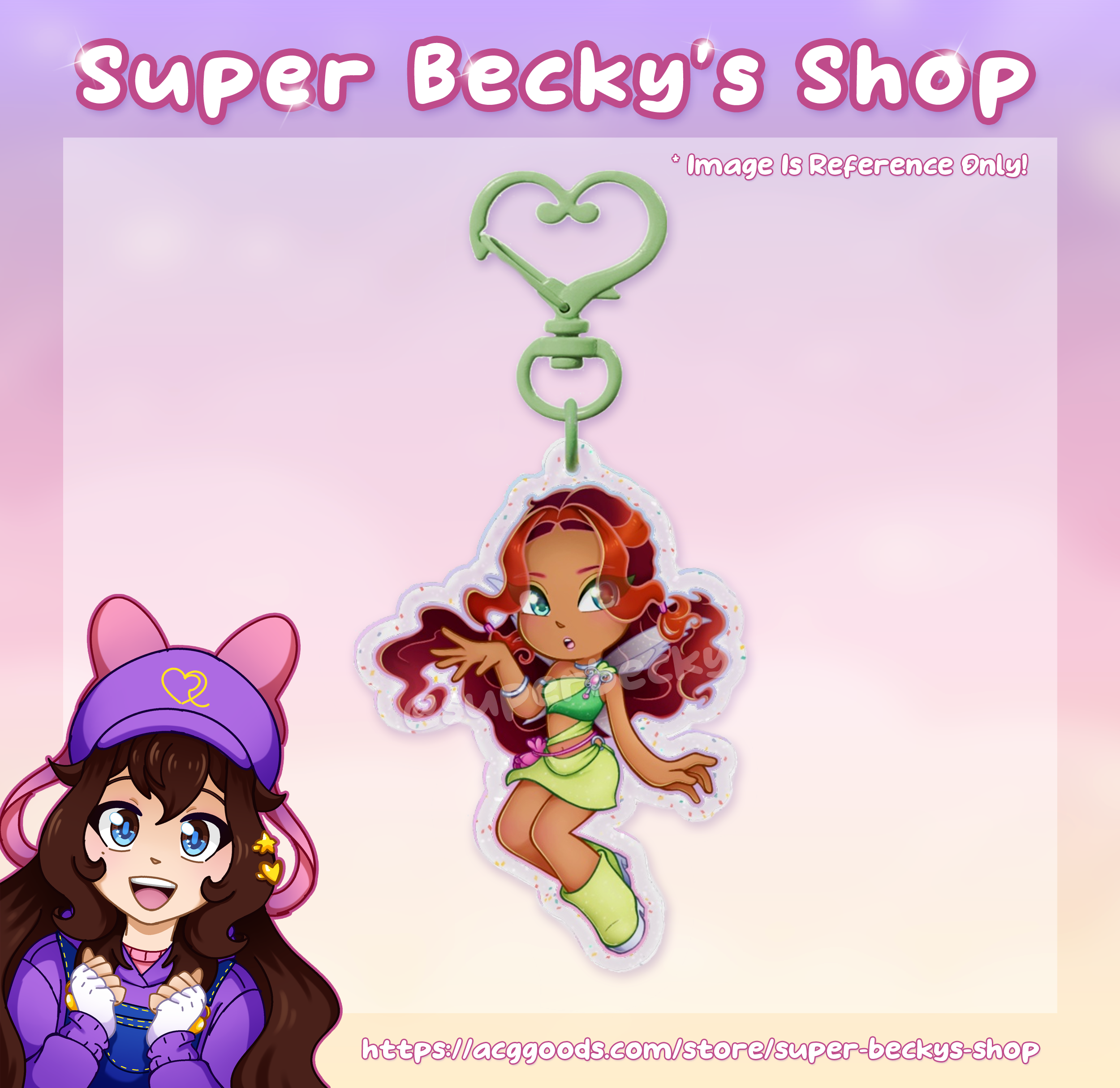 Winx Club Aisha Charmix Keychain