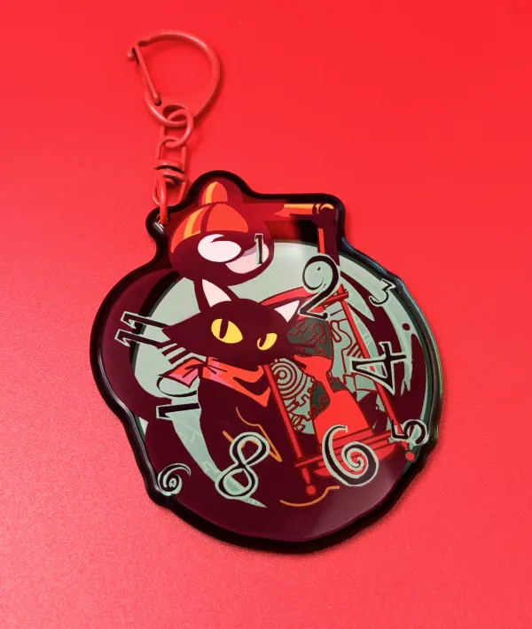 Ghost Trick: Cat and Ray Keychain