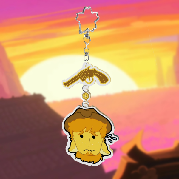 Yellow Dangler Keychain
