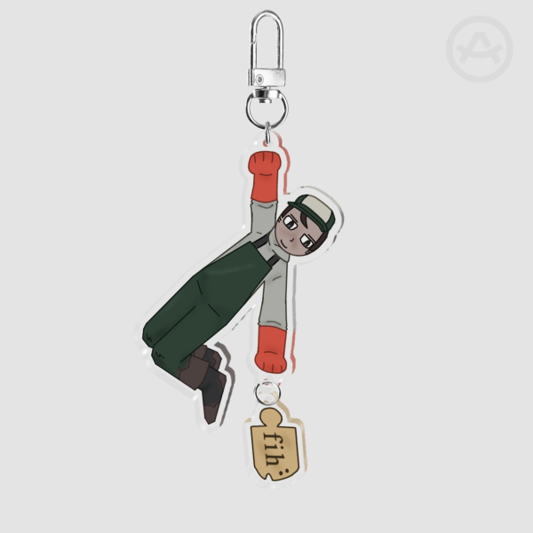 The Fisher/Leslie Stone (Pronoun Palace) Connection Keychain