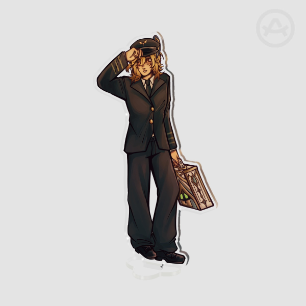 Pilot Kaveh standee