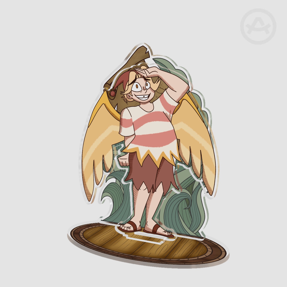 Hazbin Hotel Pirates | Boatswain Abel - Double Insert Acrylic Standees