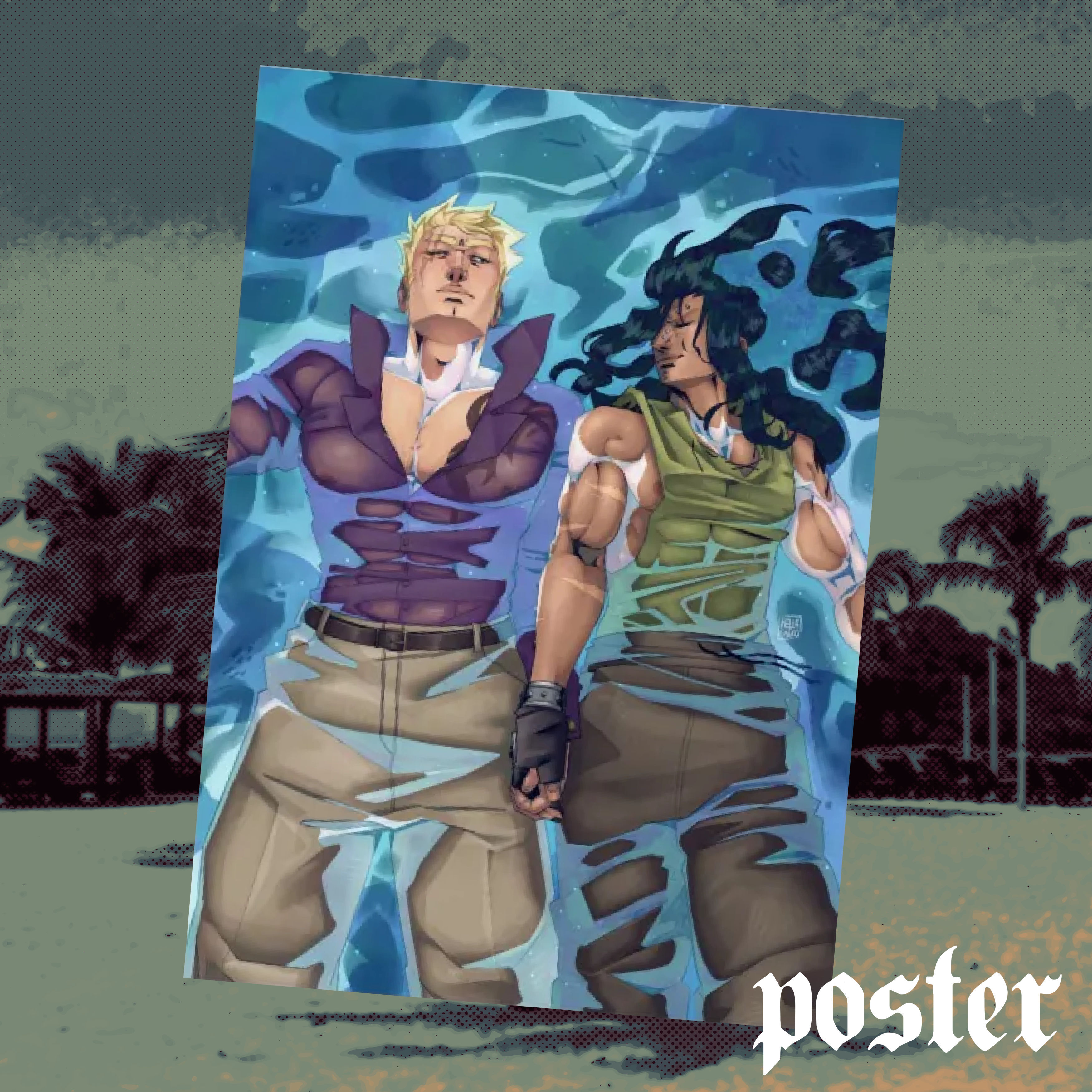 Crystal Cyan Waters [Laxeel] Poster