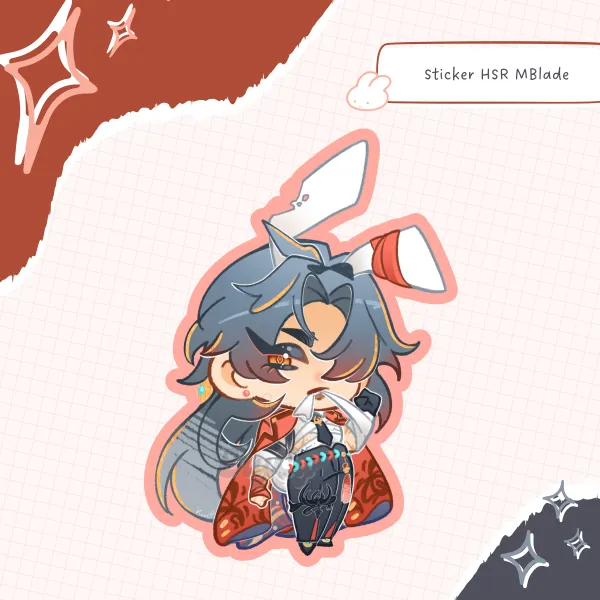 Foil Sticker ✦ HSR Mortenax Blade