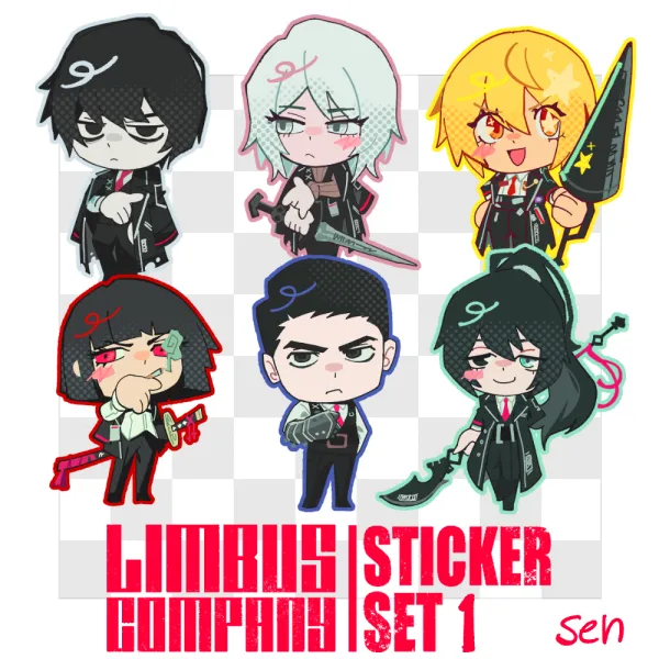 Limbus Company Sticker Set 1