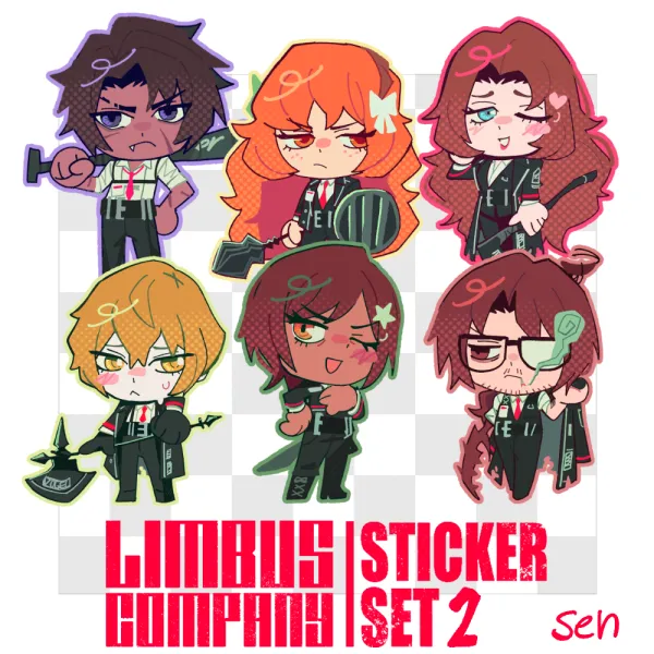 Limbus Company Sticker Set 2