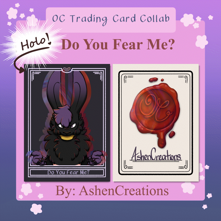 "Do You Fear Me?" Soren Brynn (OC) Holographic Trading Card