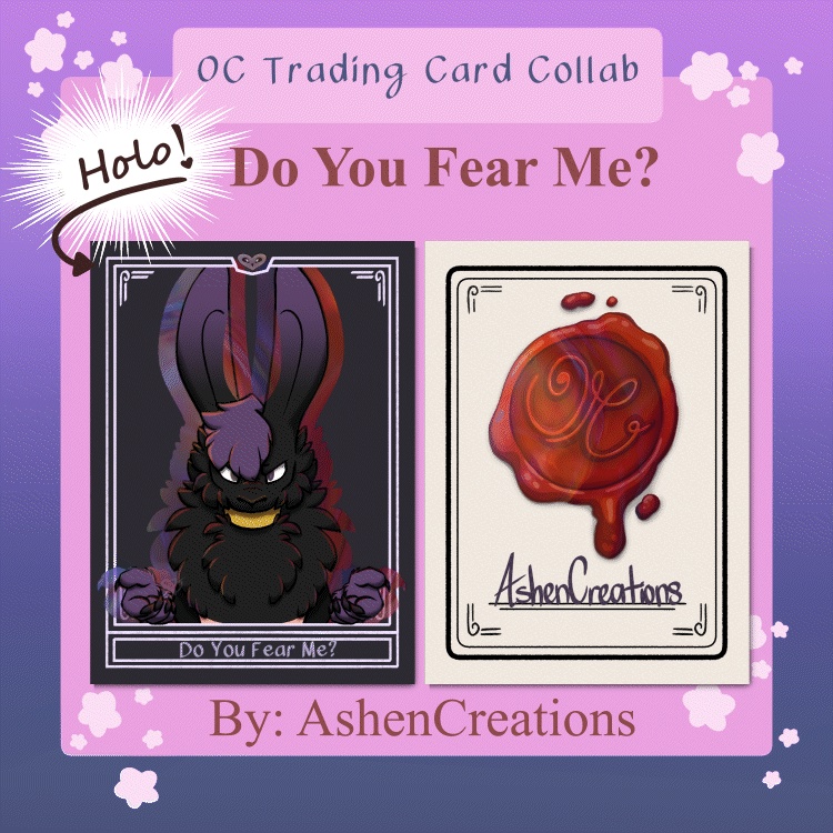 "Do You Fear Me?" Soren Brynn (OC) Holographic Trading Card