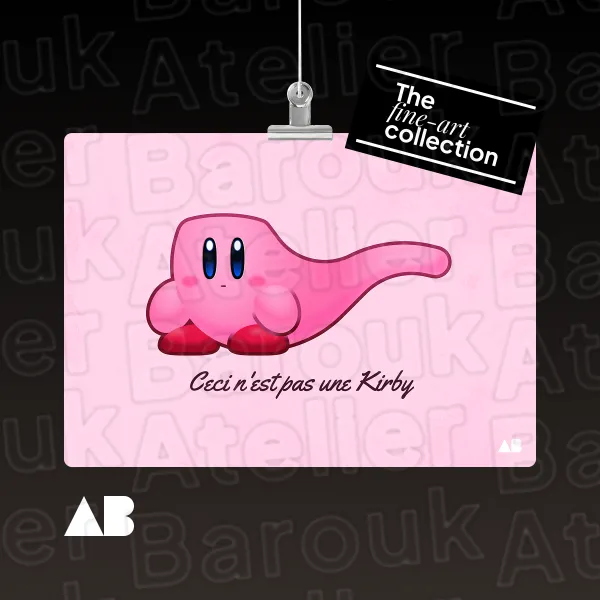 "Ceci n'est pas une Kirby" (2023) Poster
