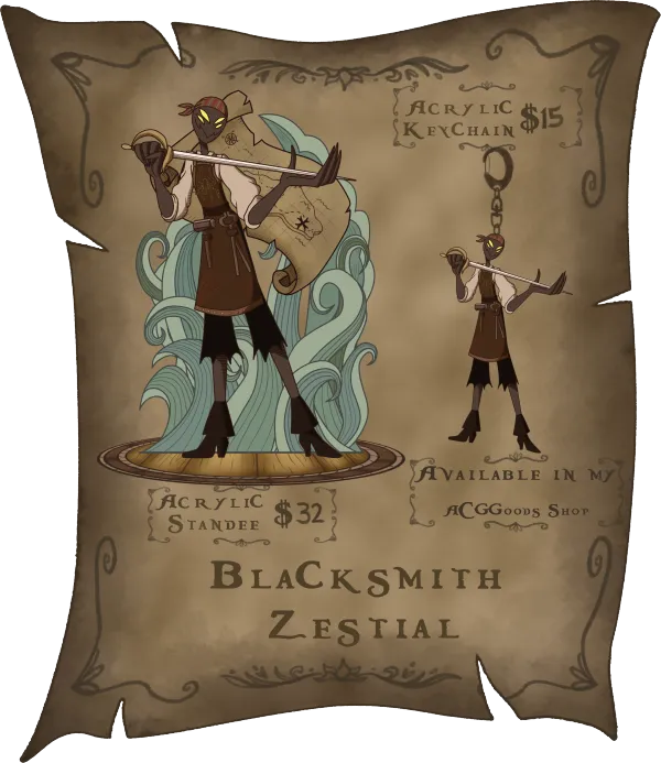 Hazbin Hotel Pirates | Blacksmith Zestial Set