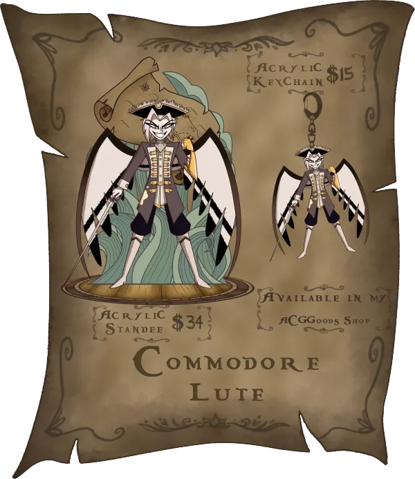 Hazbin Hotel Pirates | Commodore Lute Set