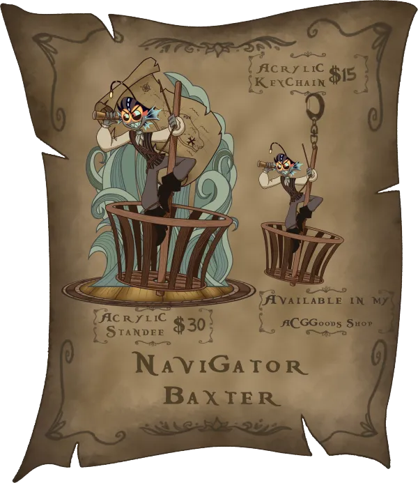 Hazbin Hotel Pirates | Navigator Baxter Set