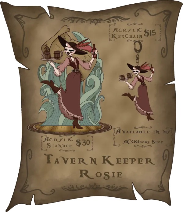 Hazbin Hotel Pirates | Tavern Keeper Rosie Set