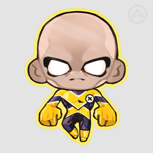 Darwin/Armando Muñoz | Colored Edge Die Cut Stickers