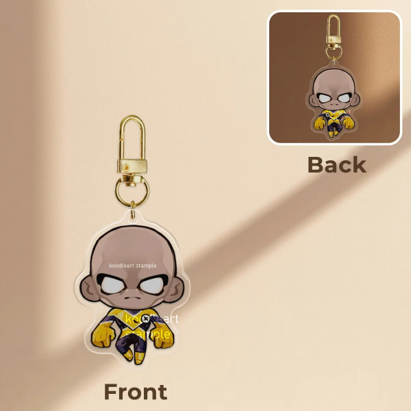 Darwin/Armando Muñoz | Epoxy Clear Acrylic Keychains