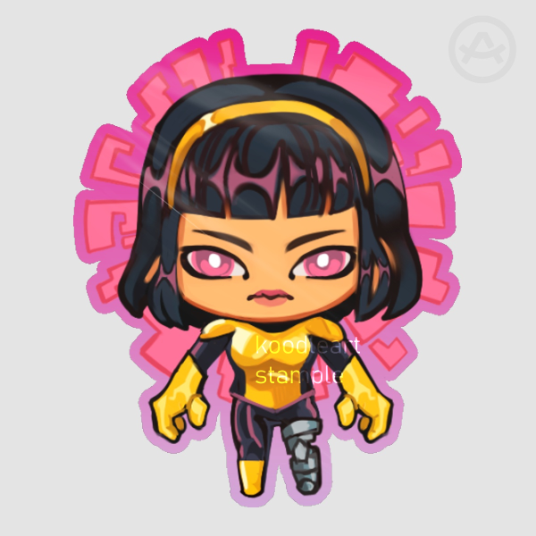 Karma/Xuân Cao Mạnh | Colored Edge Die Cut Stickers
