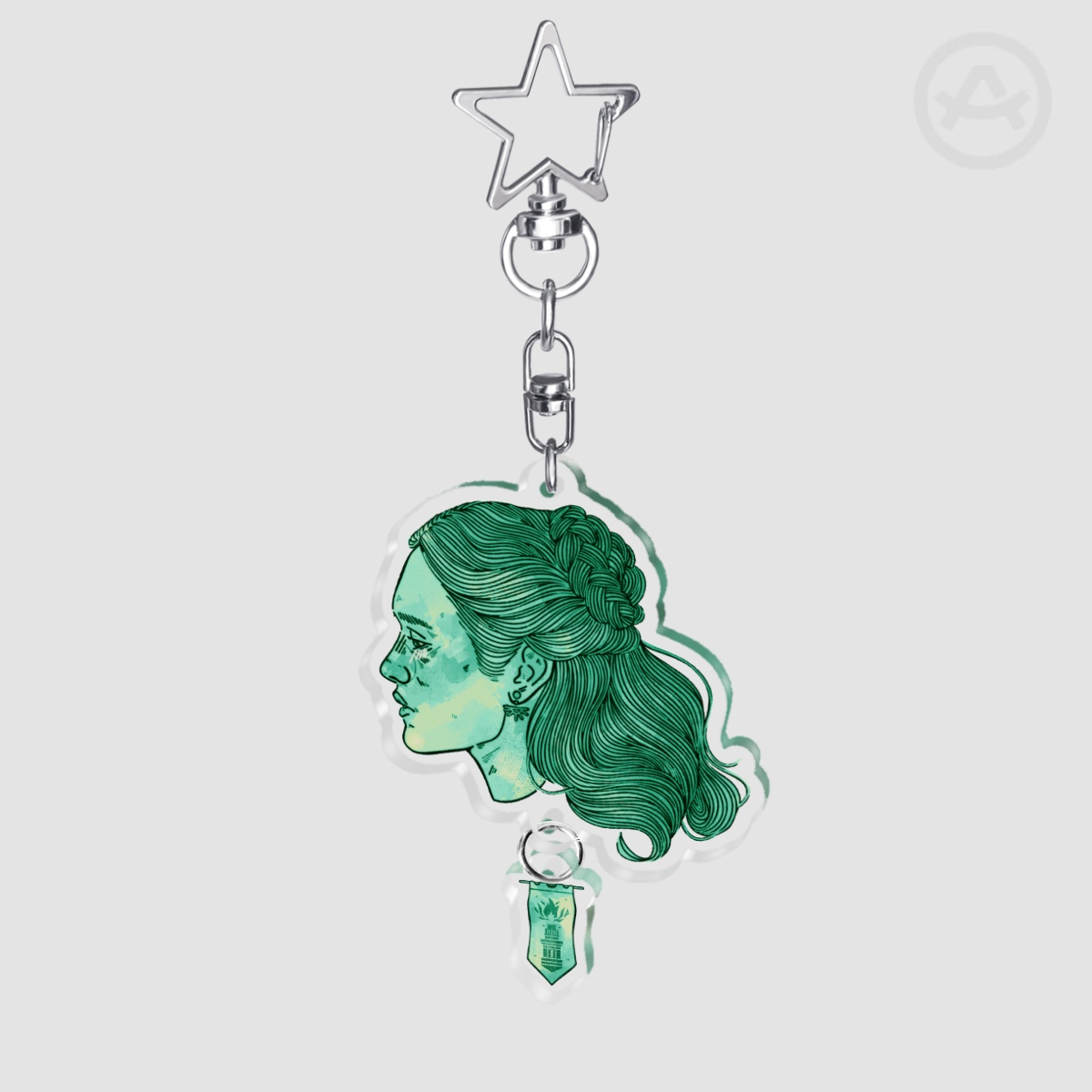 alicent connection acrylic keychain