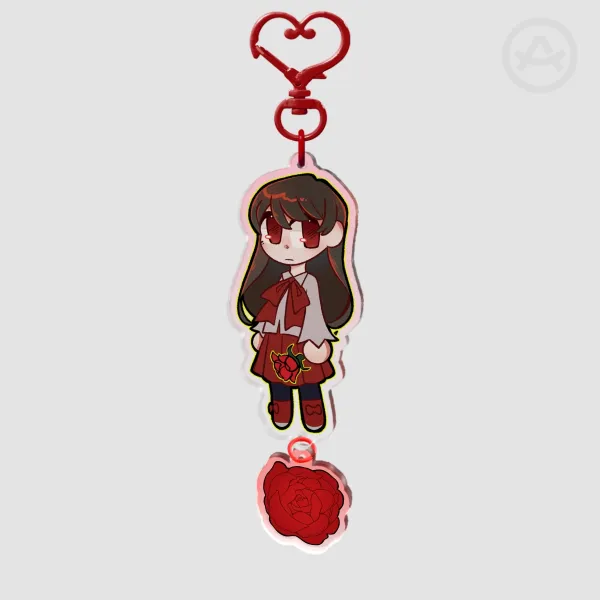Chibi Ib connected keychain
