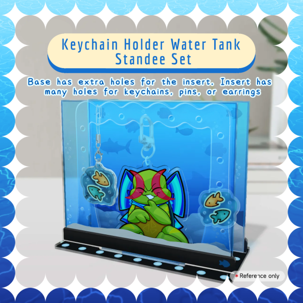 Keychain Holder Water Tank Standee Set 