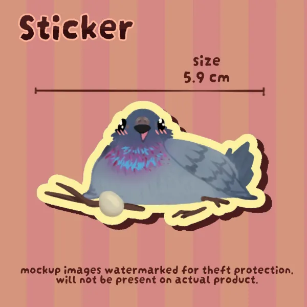 proud pigeon ✧ sticker