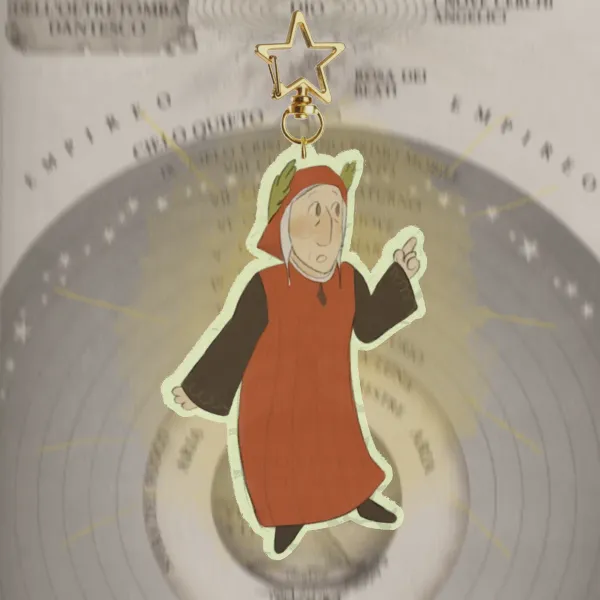 Dante Alighieri - Divina Commedia |  Ripple Acrylic Keychains