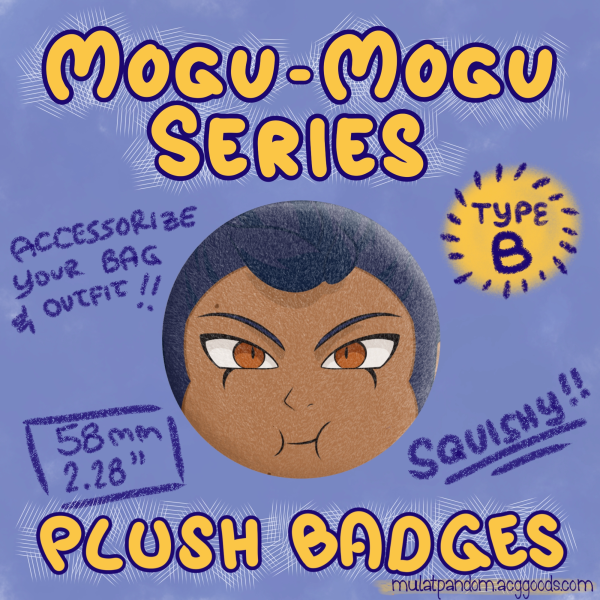Tsurugi / Victor Mogu Mogu Plush Badge B