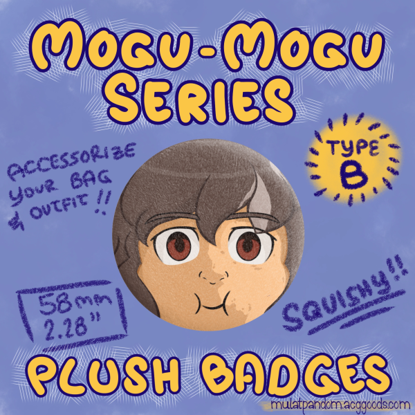 Shindou / Riccardo Mogu Mogu Plush Badge B