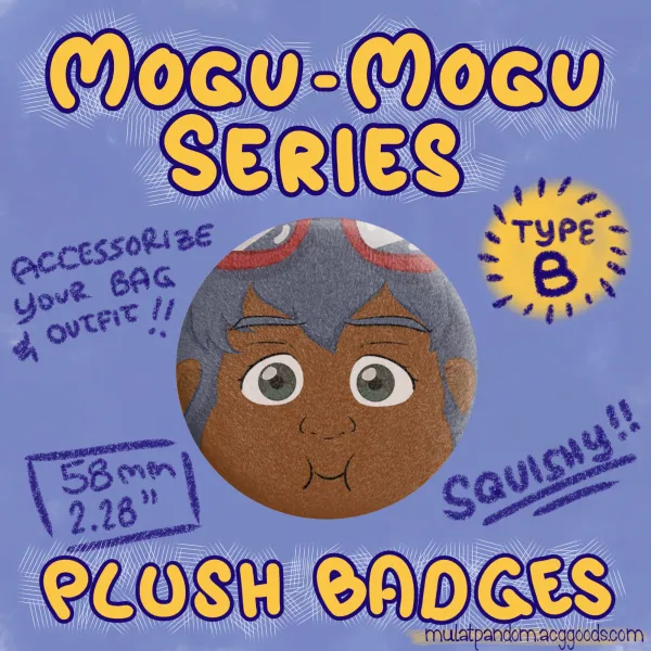 Counsellor Otonashi / Hills Mogu Mogu Plush Badge B