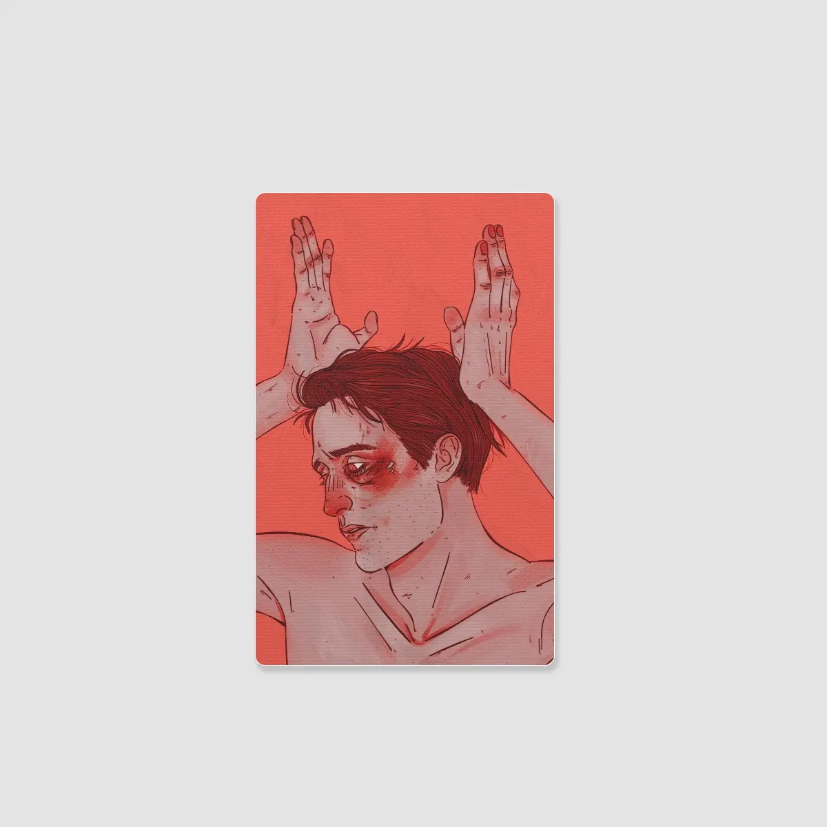 roman lenticular card - 2.13"x3.35"(54x85mm)