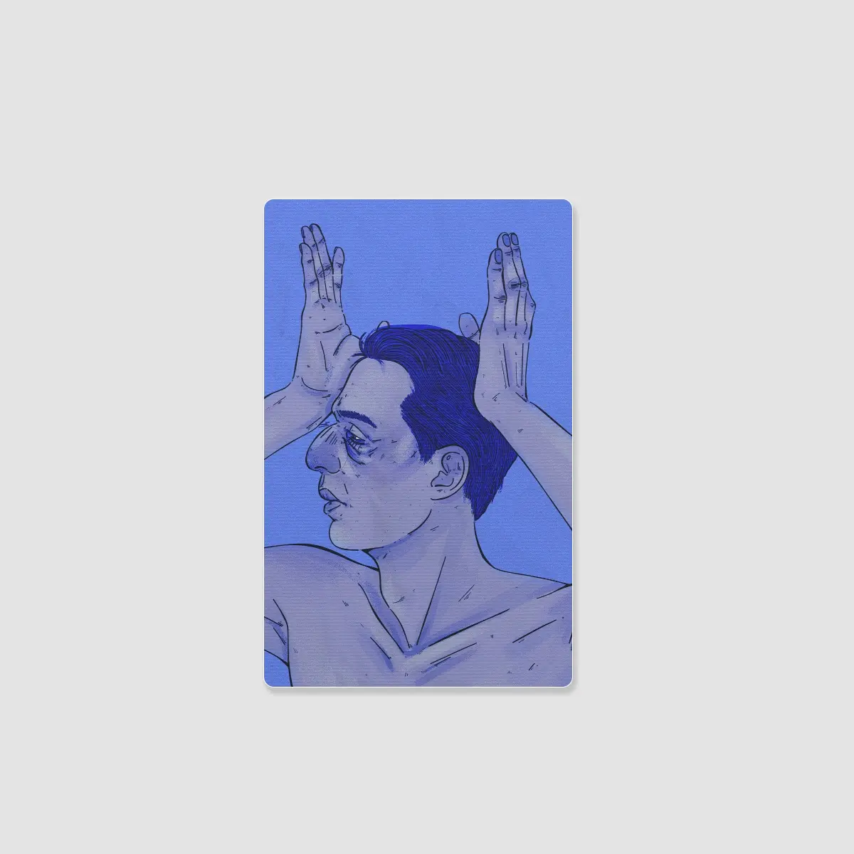 ken lenticular card - 2.13"x3.35"(54x85mm)