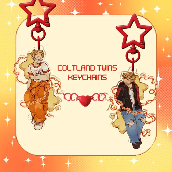 Colt & Ryland Keychains // Coltland Twins