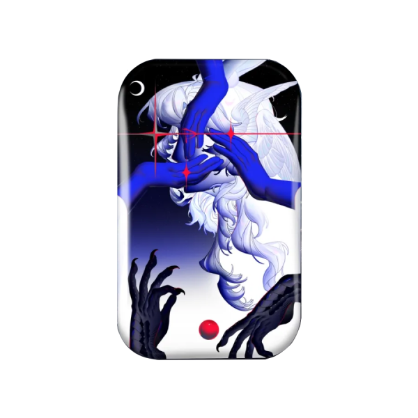 SEE EVIL / HEAR EVIL / SPEAK EVIL - Holographic Rectangular Badge