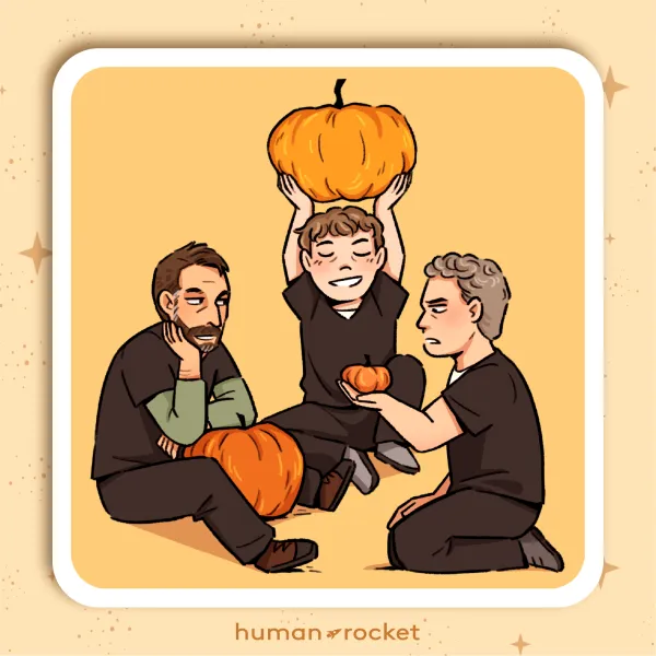 The Pitt Fall Sticker