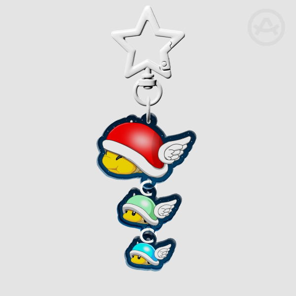 Stacked Parabeetle Keychain