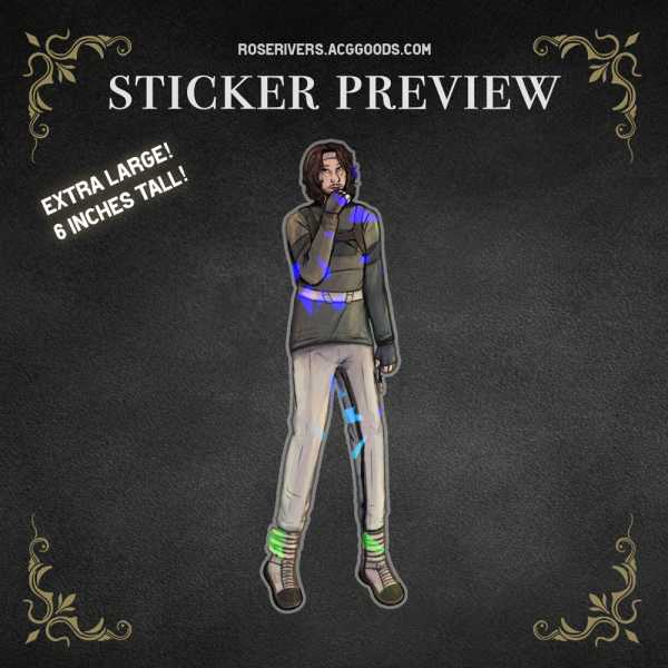 Simon - Giant Holo Sticker