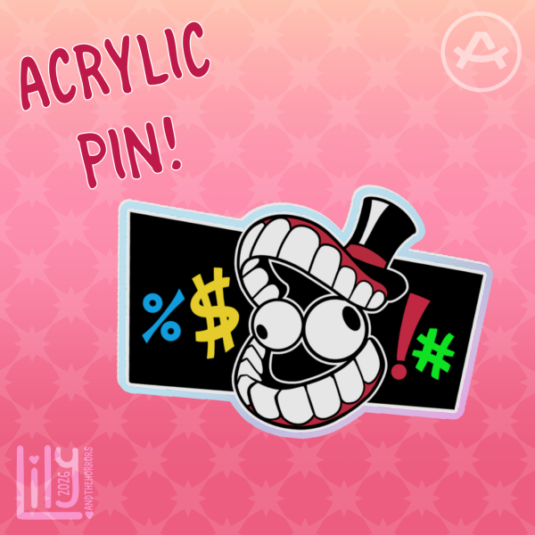 TADC %$!# censor || acrylic pin