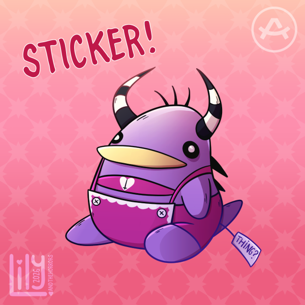 Thing? - die cut sticker