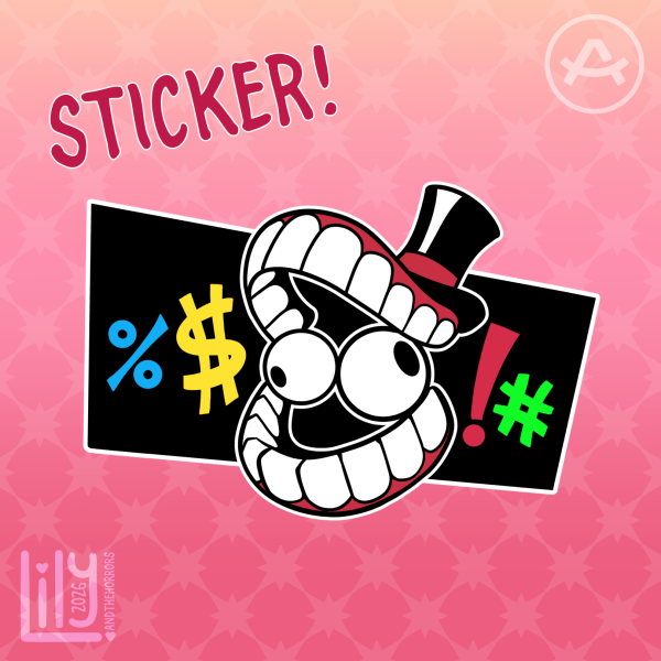 TADC %$!# censor || die-cut sticker
