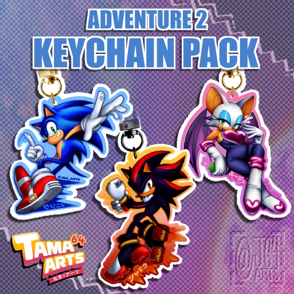 Adventure 2 keychain pack!