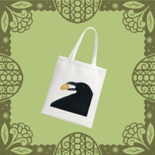 American Crow Kernel Canvas Tote Bag - 13.7″x15.7″(35x40cm)