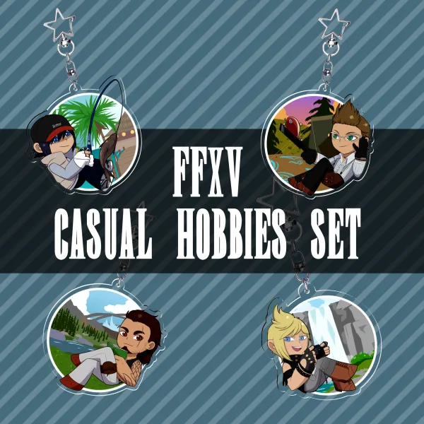 Chocobros Casual Hobbies Acrylic Keychain Set