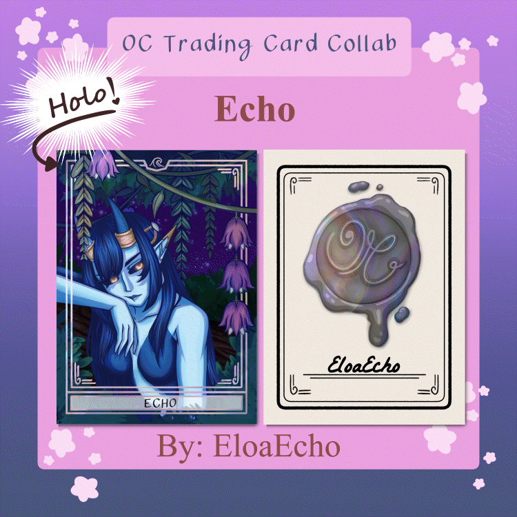 [OC] Echo - Aurora Holo Trading Card