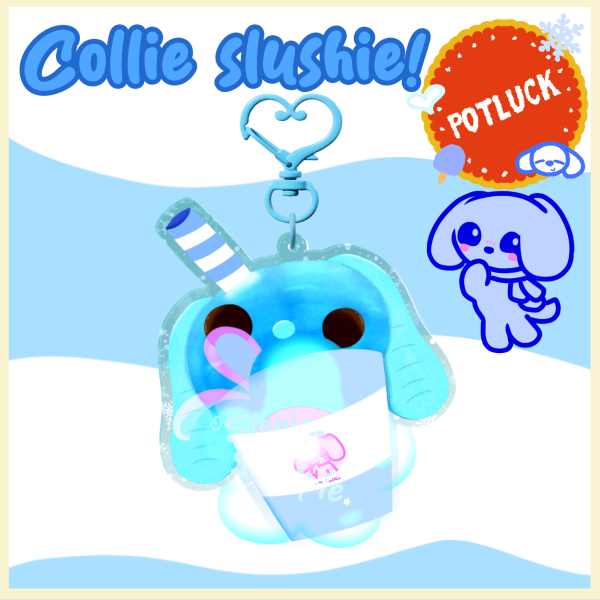 Collie Slushie Keychain