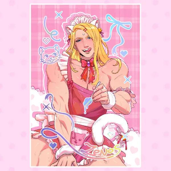 Zenos Galvus Maid | FFXIV - Hot Stamping Foil Photocard