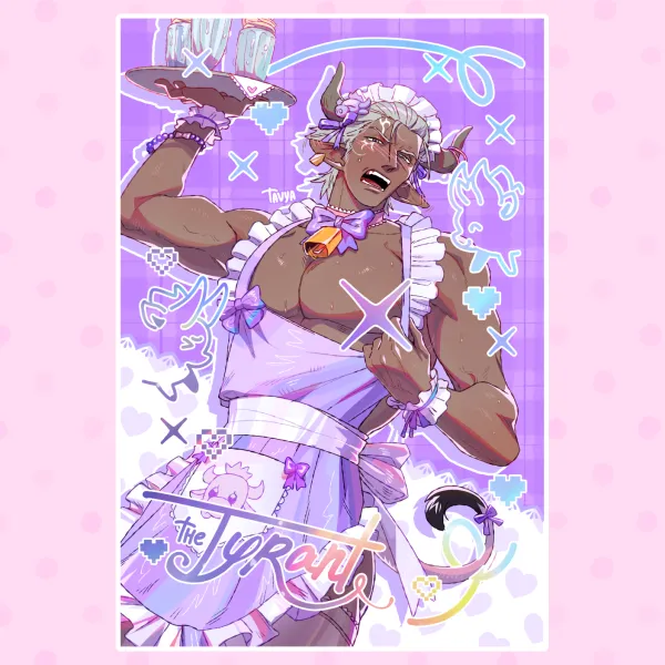 The Tyrant Maid | FFXIV - Hot Stamping Foil Photocard
