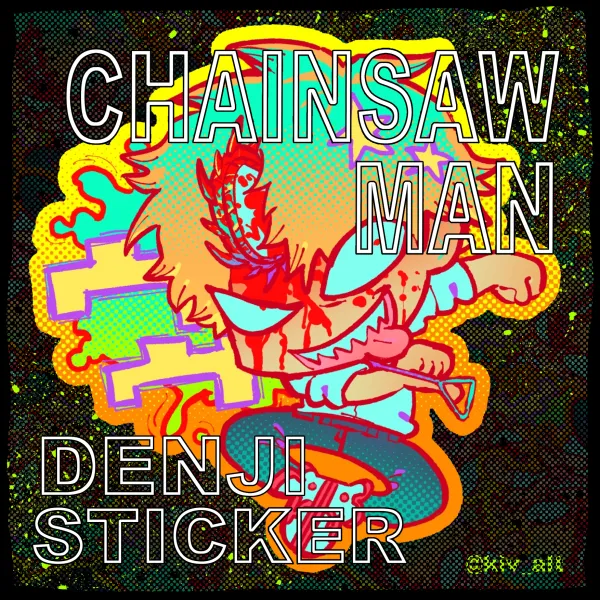 Chainsaw Man Denji Die Cut Sticker