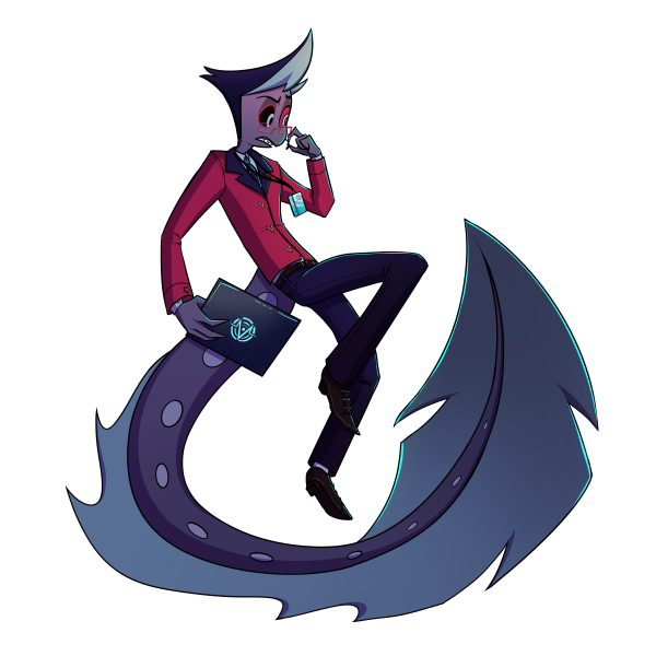 Ethan Hazbin Hotel Keychain (Vox Assistant ;p)