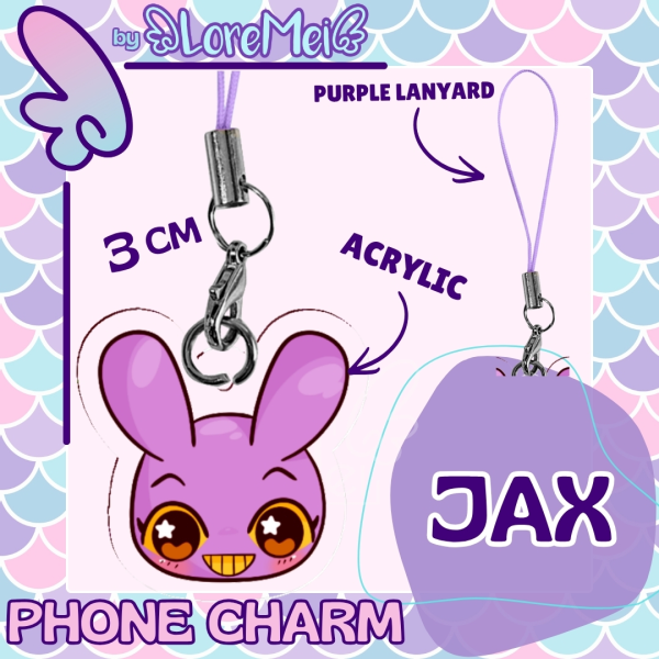 ꒰𑁬°Jax°໒꒱ || Acrylic Phone charm
