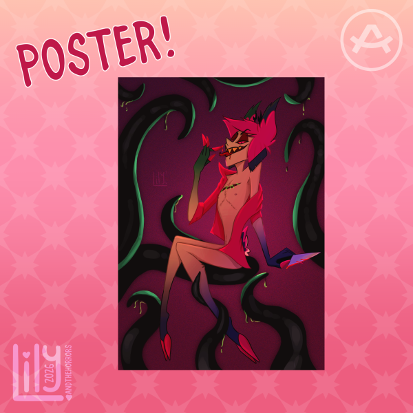 Tentacle Alastor - small poster print