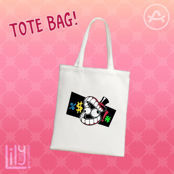 TADC %$!# censor || vertical tote bag